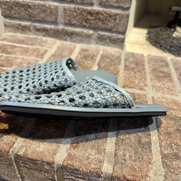 Free People Women's Freya Stormy Sea Slip On Flats Mule Shoes Size 7.5 - Picture 3 of 16